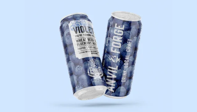 Illustrated craft beer can designs